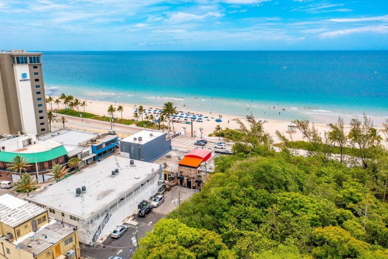 The Purple Pelican Beachfront With Ocean Balcony Unit 3 Fort Lauderdale Dış mekan fotoğraf