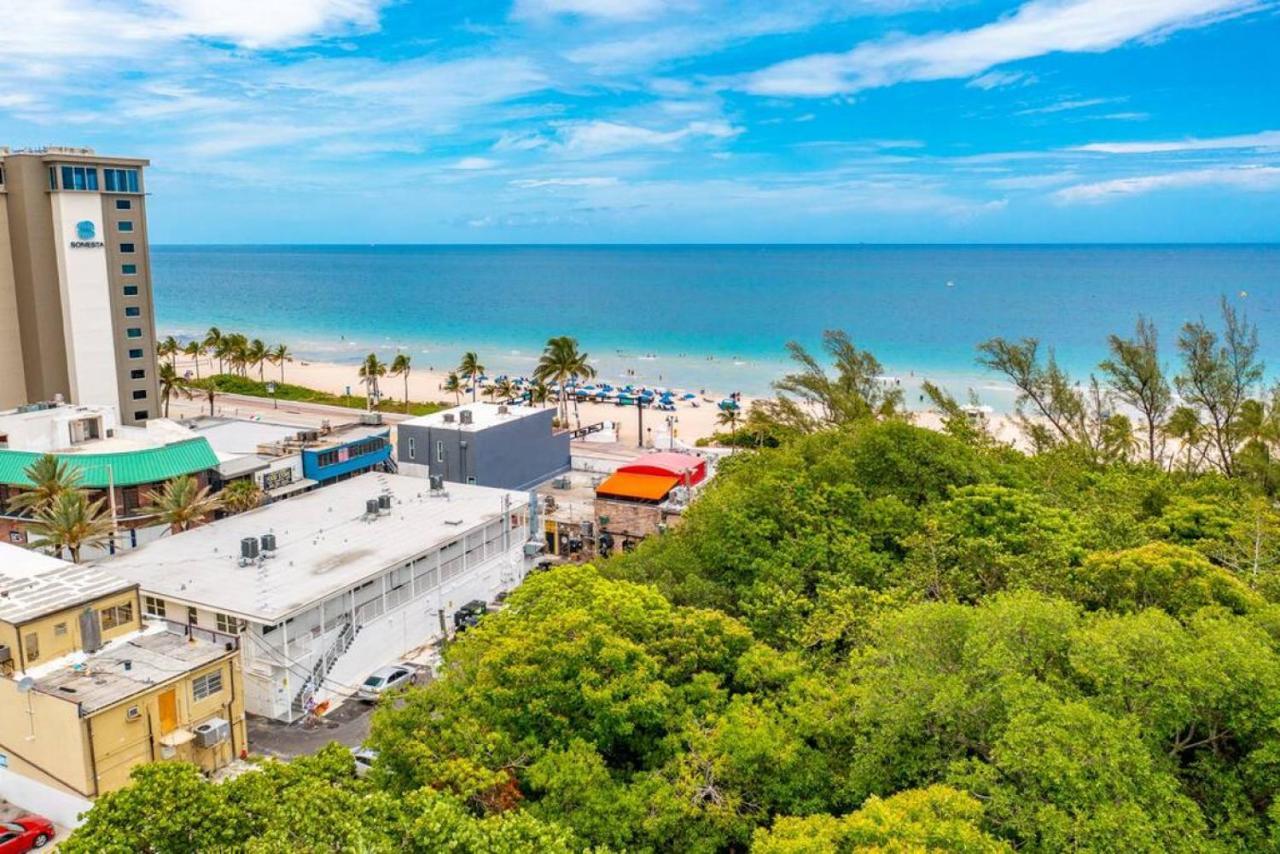 The Purple Pelican Beachfront With Ocean Balcony Unit 3 Fort Lauderdale Dış mekan fotoğraf