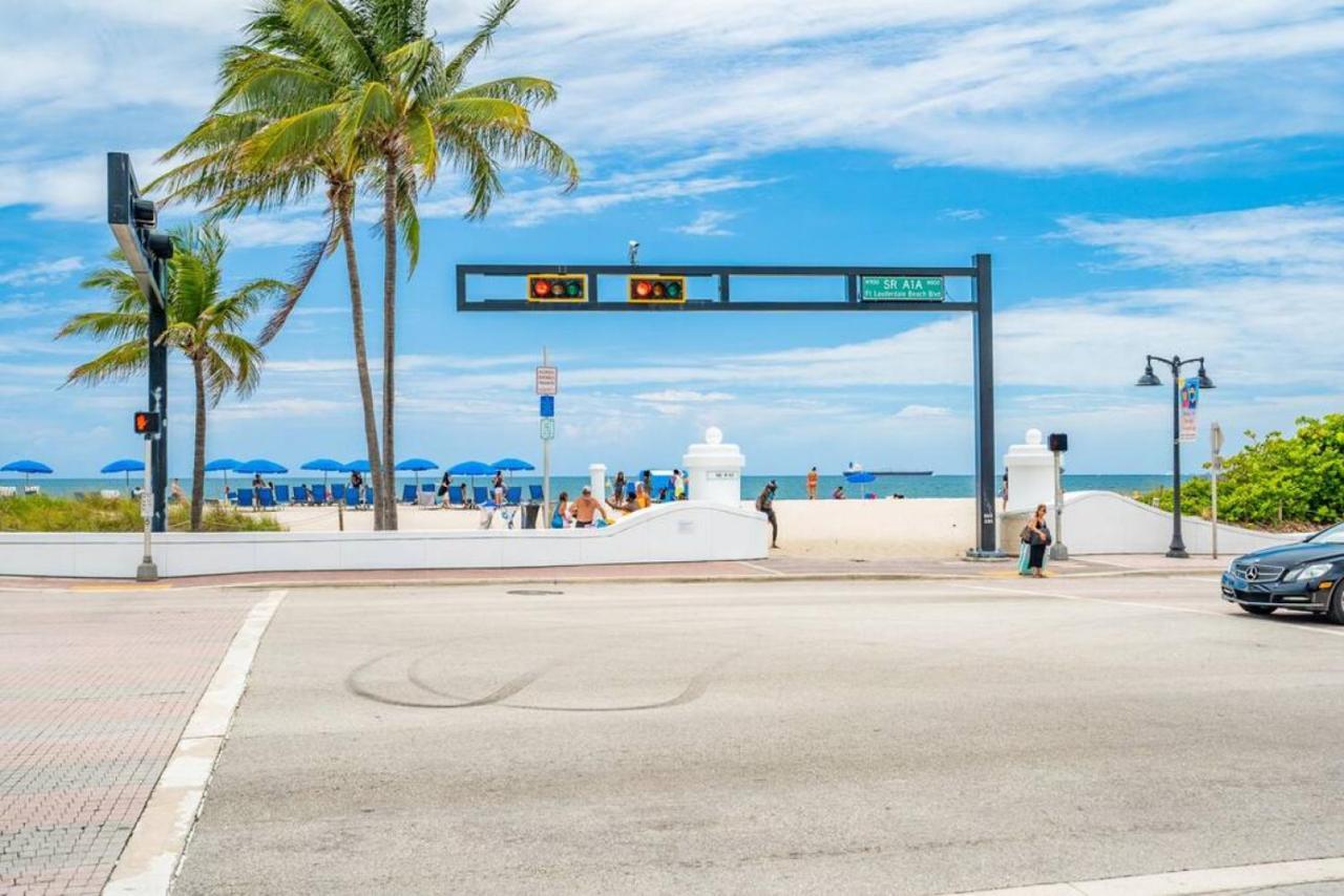 The Purple Pelican Beachfront With Ocean Balcony Unit 3 Fort Lauderdale Dış mekan fotoğraf